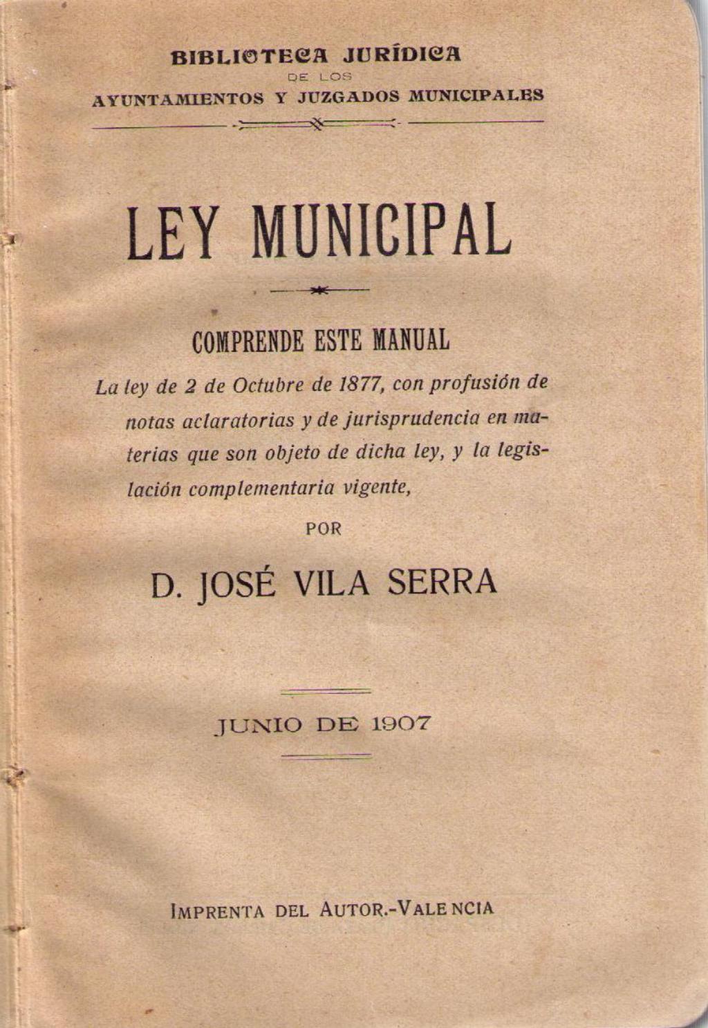 Coberta de Ley municipal